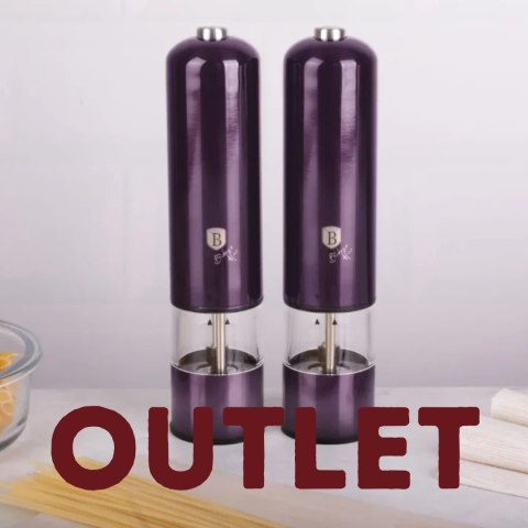 Zestaw elektrycznych młynków do przypraw BerlingerHaus Purple Eclipse BH-9289 | OUTLET