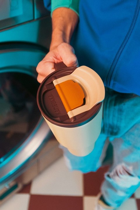 Kubek termiczny ze słomką Kambukka Rio Tumbler 950ml, Almond Dream