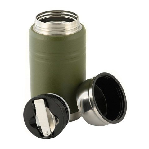 Termos obiadowy z łyżką ze stali Inox M-TAC Olive poj. 750 ml.