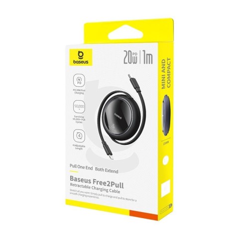 Kabel Baseus Free2Pull 20W 1m (czarny)