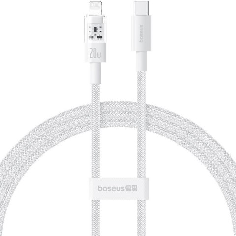 Kabel Baseus Gem USB C-IP 20W 1m (biały)