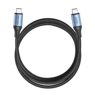 Kabel USB-C do USB-C Vention USB 2.0 5A 240W 1.5m czarny