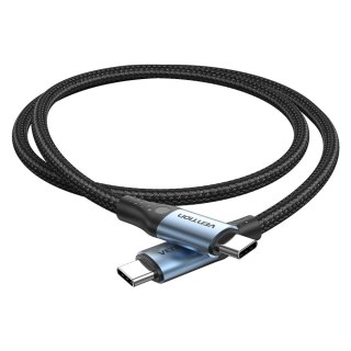 Kabel USB-C do USB-C Vention USB 2.0 5A 240W 1m czarny