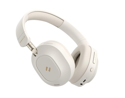 Słuchawki bezprzew. bluetooth Havit H668BT beżowy