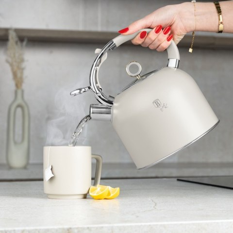 Czajnik tradycyjny z gwizdkiem indukcja gaz 3L BerlingerHaus BH-8915 Sahara