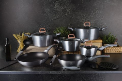 Zestaw 15 el. garnki, patelnie, akcesoria kuchenne BerlingerHaus BH-6022 Moonlight