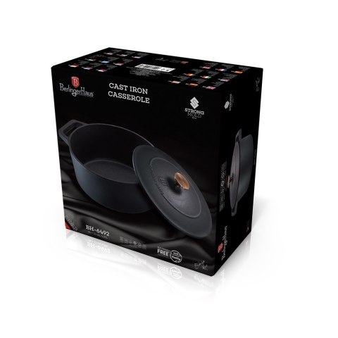 Garnek żeliwny 4,3L z pokrywką 24cm BerlingerHaus BH-6492