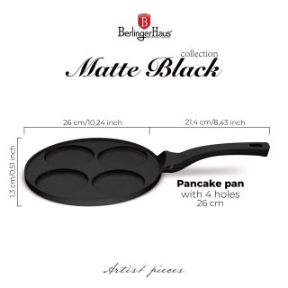 Patelnia do naleśników 26cm | Pancakes BerlingerHaus Black Rose BH-7795