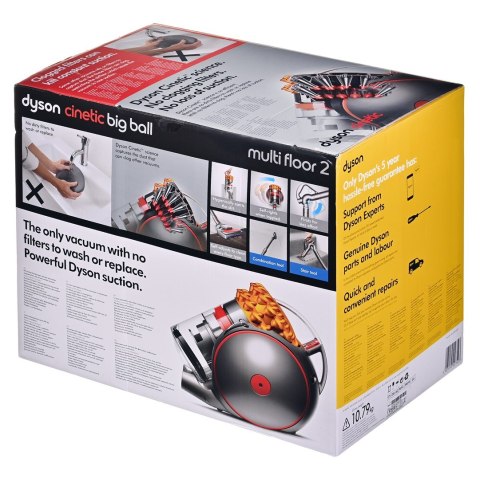 DYSON Odkurzacz bezworkowy DYSON Cinetic Big Ball Multi Floor (700W)