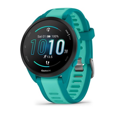 Garmin Zegarek Garmin Forerunner 165 Music, 43mm AMOLED turquoise aqua