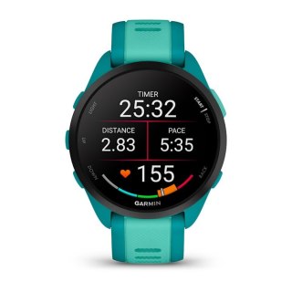 Garmin Zegarek Garmin Forerunner 165 Music, 43mm AMOLED turquoise aqua