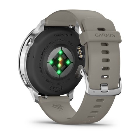 Garmin Zegarek Garmin Venu 4, 45mm AMOLED srebrny