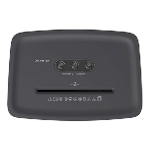 Hewlett-Packard HP ONESHRED Niszczarka 18CC, ścinki, P-4, 18 kart., 25l, jasnoszara, HPN280518CCON-14.