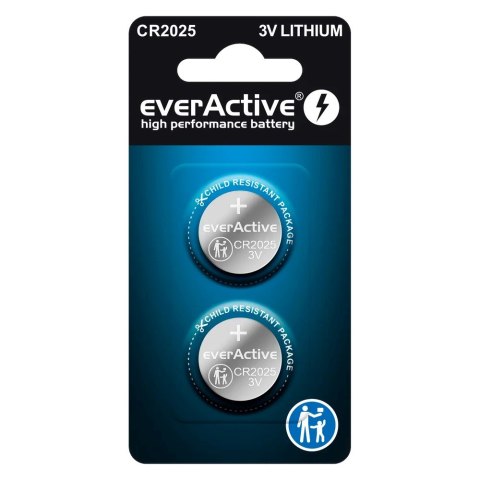 EVERACTIVE BATERIE LITOWE MINI CR2025 BLISTER 2SZT. CR20252BL