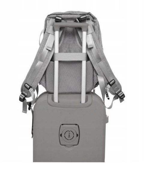 Plecak podróżny kabinowy NOVEEN CTB410, 40x20x25cm, szary