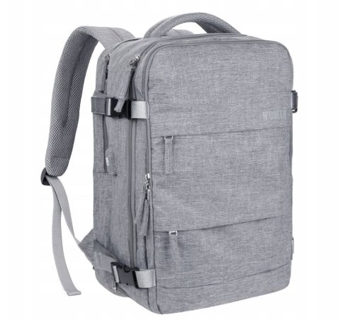 Plecak podróżny kabinowy NOVEEN CTB410, 40x20x25cm, szary