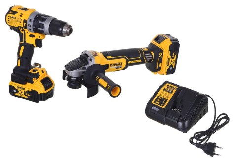 DeWalt Zestaw COMBO 18V DCD796, DCG405 + 2x5,0Ah DCK208