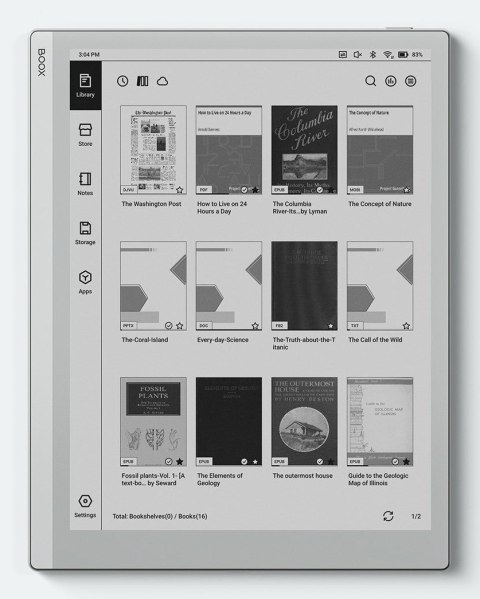 ONYX Ebook Onyx Boox Go 10,3" Carta 1200 64GB Wi-Fi Grey