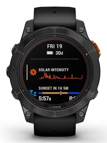 Garmin Zegarek Garmin Fenix 7 Pro Solar, 47mm czarny