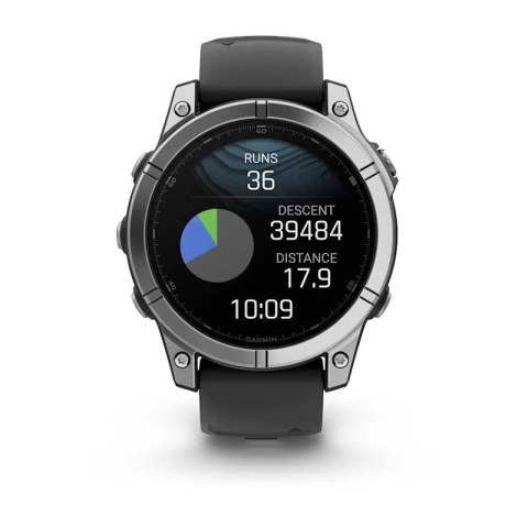 Garmin Zegarek Garmin Fenix E, 47mm AMOLED stainless steel