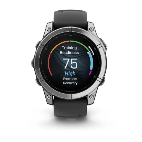 Garmin Zegarek Garmin Fenix E, 47mm AMOLED stainless steel