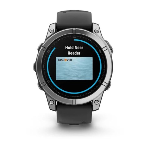 Garmin Zegarek Garmin Fenix E, 47mm AMOLED stainless steel