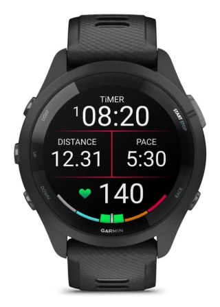 Garmin Zegarek Garmin Forerunner 265, 46mm AMOLED czarny