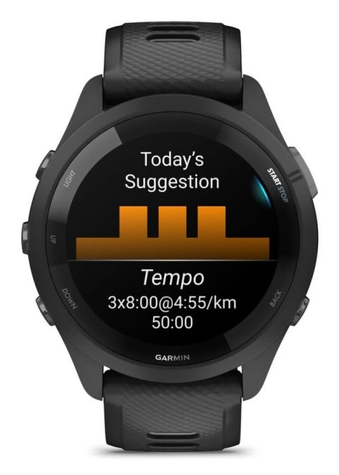 Garmin Zegarek Garmin Forerunner 265, 46mm AMOLED czarny