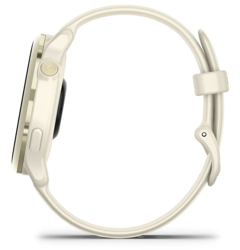 Garmin Zegarek Garmin Vivoactive 6, 42mm AMOLED bone/lunar gold