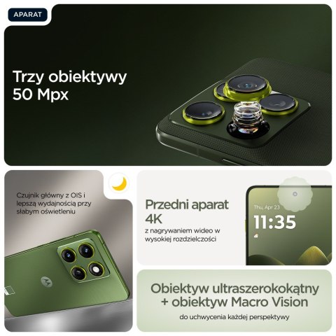 Motorola Smartfon Motorola Edge 70 12/512GB Pantone Bronze Green