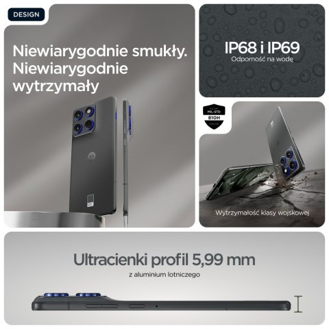 Motorola Smartfon Motorola Edge 70 12/512GB Pantone Gadget Grey