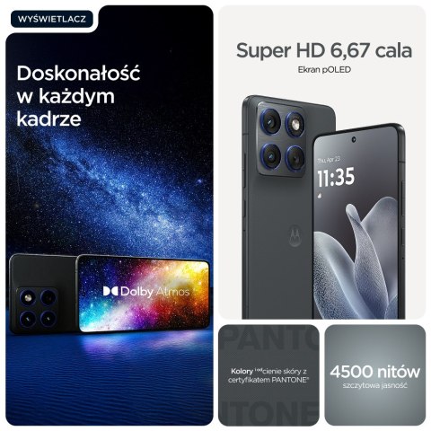 Motorola Smartfon Motorola Edge 70 12/512GB Pantone Gadget Grey