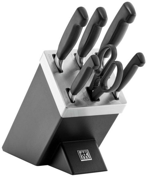 ZWILLING Zestaw noży samoostrzących ZWILLING Four Star 35145-007-0 7 elementów czarny