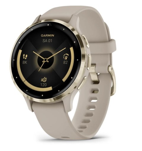 Garmin Zegarek Garmin Venu 3S, 41mm AMOLED beżowy