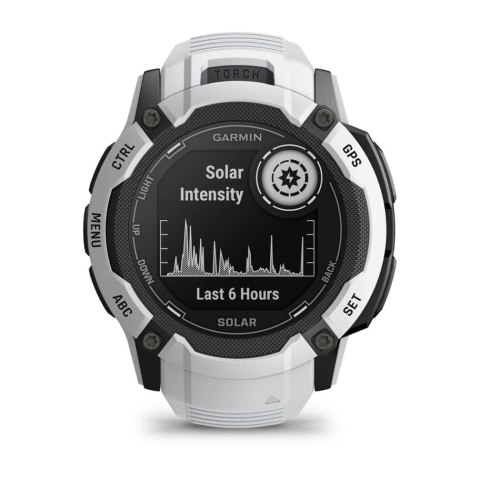 Garmin Zegarek Garmin Instinct 2X Solar, 50mm Mleczny Kwarc
