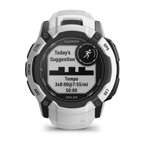 Garmin Zegarek Garmin Instinct 2X Solar, 50mm Mleczny Kwarc