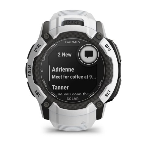Garmin Zegarek Garmin Instinct 2X Solar, 50mm Mleczny Kwarc