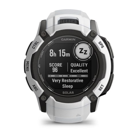 Garmin Zegarek Garmin Instinct 2X Solar, 50mm Mleczny Kwarc