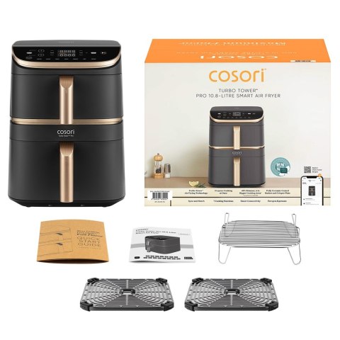 COSORI Frytownica 10,8L Cosori Airfryer Turbo Tower Pro Smart CAF-DC123S-DEUR