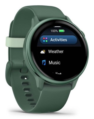 Garmin Zegarek Garmin Vivoactive 6, 42mm AMOLED Jasper Green