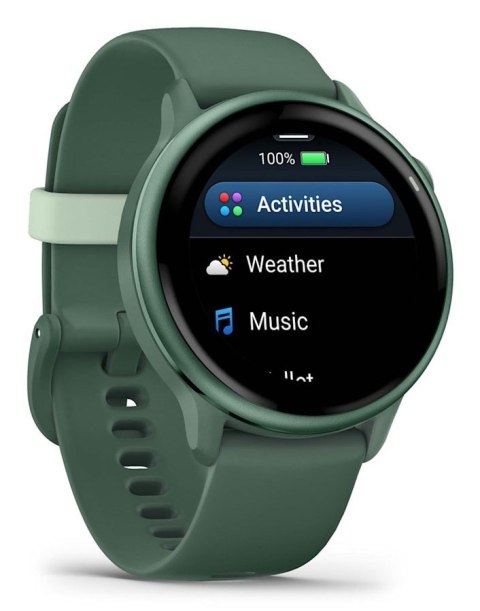 Garmin Zegarek Garmin Vivoactive 6, 42mm AMOLED Jasper Green
