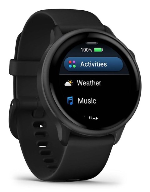 Garmin Zegarek sportowy Garmin Vivoactive 6 AMOLED 42mm Black Slate\Czarny