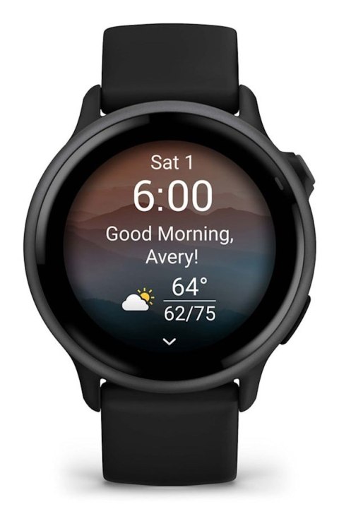 Garmin Zegarek sportowy Garmin Vivoactive 6 AMOLED 42mm Black Slate\Czarny