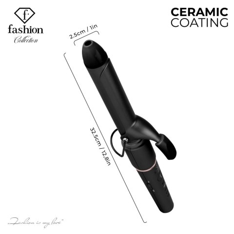 Lokówka do włosów 25 mm FashionTV FTV-0149 Matte Black Rose Gold