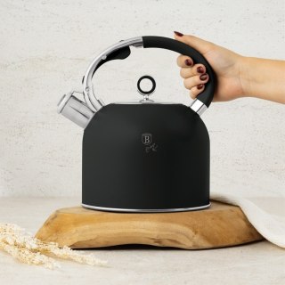 Czajnik tradycyjny z gwizdkiem indukcja gaz 3L BerlingerHaus BH-8916 Matte Black