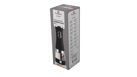 Elektryczny młynek do pieprzu i soli 2 w 1 Berlingerhaus BH-9647 Matte Black