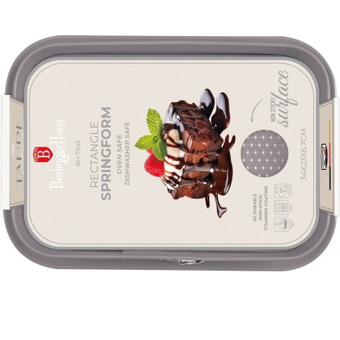 Forma do pieczenia | otwierana 34 x 23 x 6,7 cm Taupe BerlingerHaus BH-7943