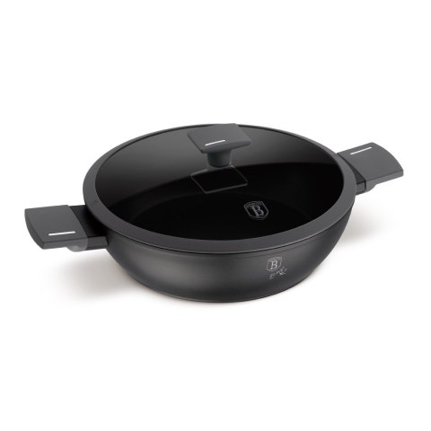 Garnek płytki 3,8 L z pokrywką 28cm BerlingerHaus Antracit BH-8128