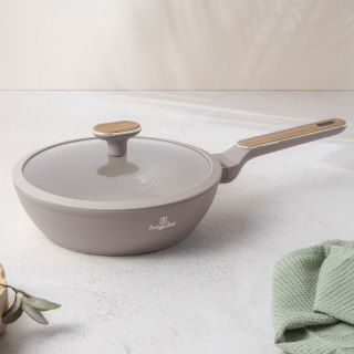 Głęboka patelnia z pokrywką 24cm BerlingerHaus BH-8333 Taupe Nordic