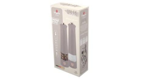 Młynki elektryczne 2 sztuki BerlingerHaus Taupe BH-9544